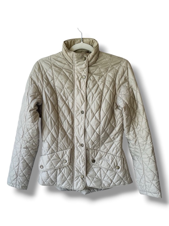 Barbour Jackets & Blazers - Barbour Flyweight Quilted Cavalry Jacket in Dark Stone Size 4